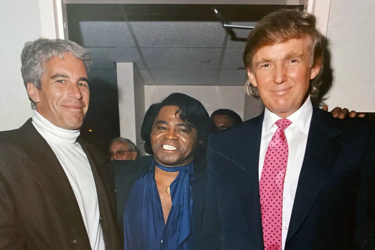 Trump and Epstein at a party together