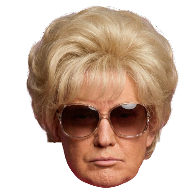 Donald Jennifer Trump in glamorous pink sequins